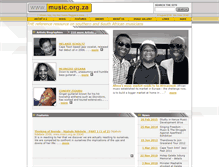 Tablet Screenshot of music.org.za